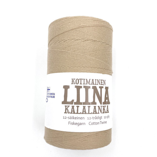 12-säikeinen Liina kalalanka Beige