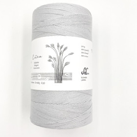 12-säikeinen Liina kalalanka Vaaleanharmaa