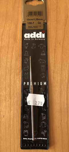 Addi crochet hook 1,25mm