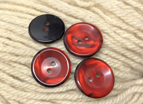 Red-black button
