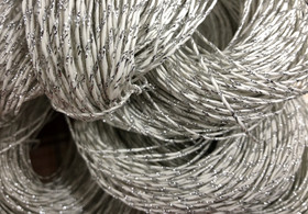 Glitter paperyarn 1,65 Silver