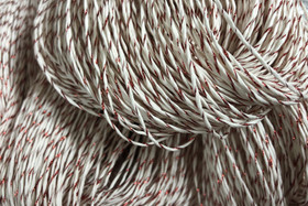Glitter paperyarn 1,65 Red