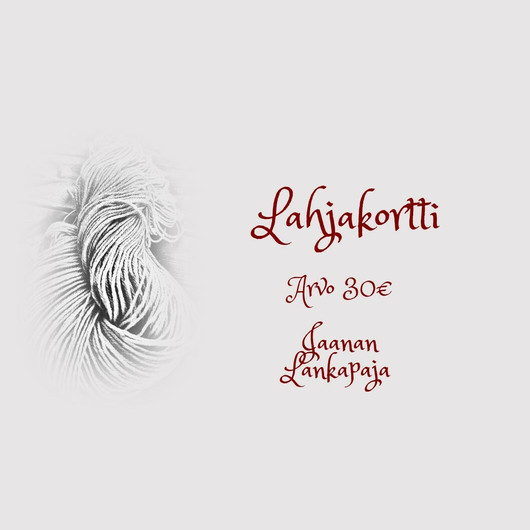 Lahjakortti 30 euroa