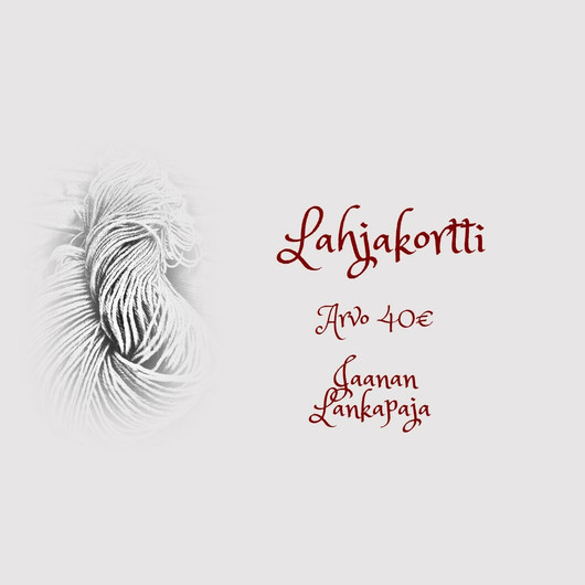 Lahjakortti 40 euroa