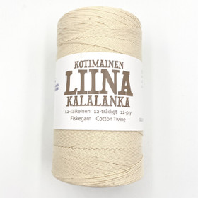 12-säikeinen Liina kalalanka Luonnonvalkoinen