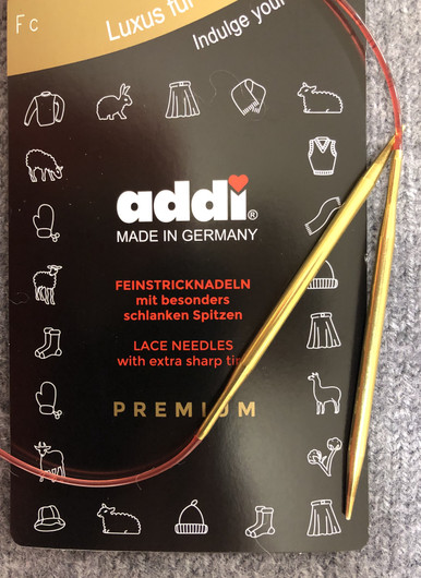 addiClassic Lace guld 755 pyöröpuikko
