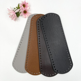 synthetic leather oval bag bottom 10x30 cm