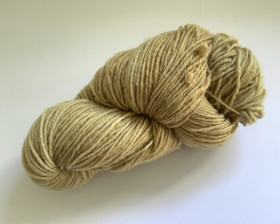 Kasvivärjätty villalanka Vaalea okra