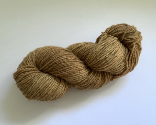 Natural dyed woolyarn Toffee