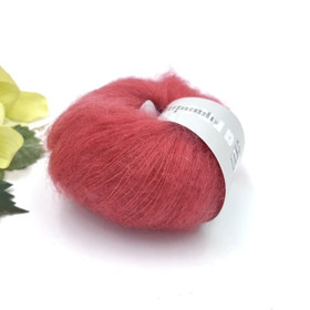 Mohair Luxe Coral