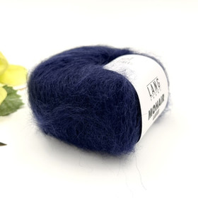 Mohair Luxe Inky Blue