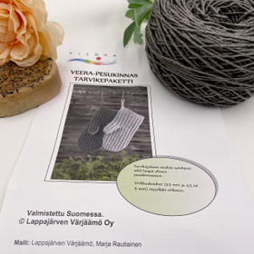 Veera-pesukinnas tarvikepaketti Tummanharmaa