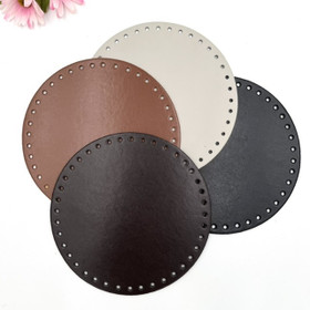 synthetic leather round bag bottom 18 cm
