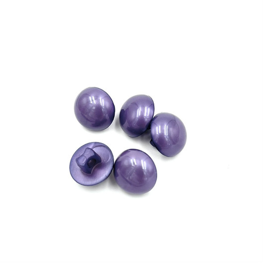 Puolipyöreä kantanappi violetti