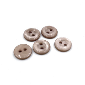 Helmiäispukunappi Vaaleanruskea