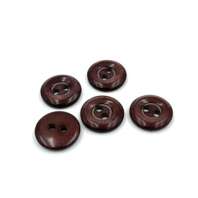 Helmiäispukunappi Punaruskea