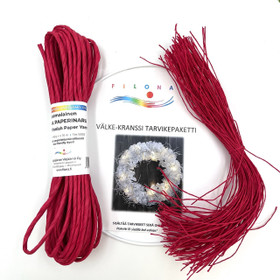 Glimmer wreath kit Red