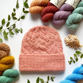 Pikku-Vuokko pipo neuleohje, printti