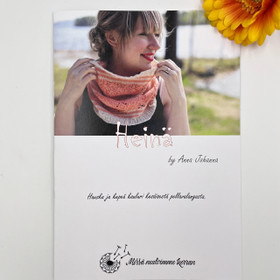 Heinä kauluri neuleohje, printti