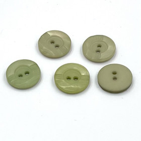 Vaaleanvihreä helmiäis muovinappi 