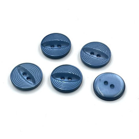 Siniharmaa kuvioitu muovinappi 