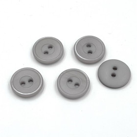 Helmenharmaa muovinappi 