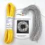 Glimmer wreath kit Yellow-Silver