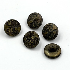 Antiikkipatinoitu kantanappi