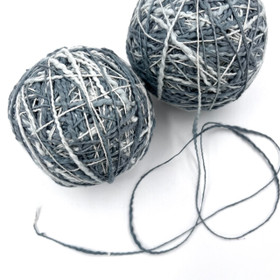 Puuvillaslubi Kirjava Siniharmaa