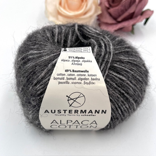Alpaca Cotton Dark Grey