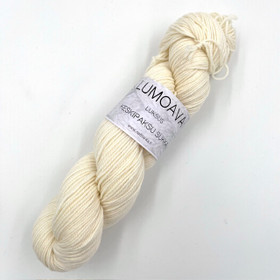 Lumoava luksus keskipaksu sukka Luonnonvalkoinen