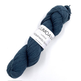 Lumoava luksus keskipaksu sukka Mustikka