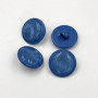 Blue pearlescent button