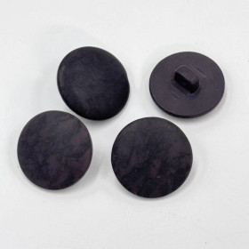 Marmorikuvioitu mustanruskea kantanappi 