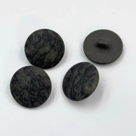 Marmorikuvioitu tummanvihreä kantanappi 