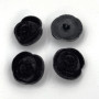 Black velvet rose headbutton