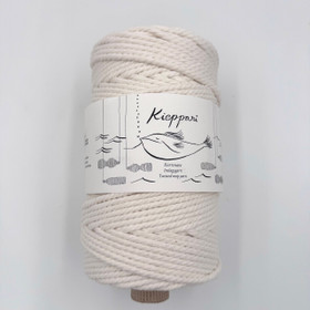 Kieppari kierrenaru Luonnonvalkoinen