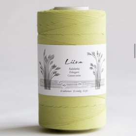 18-säikeinen Liina kalalanka Banaani