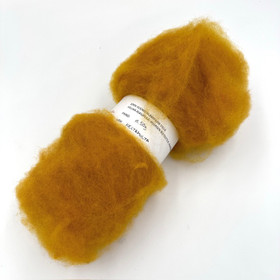 Carded wool Yellow soil
