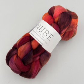 Nube spinning fiber Zinnias