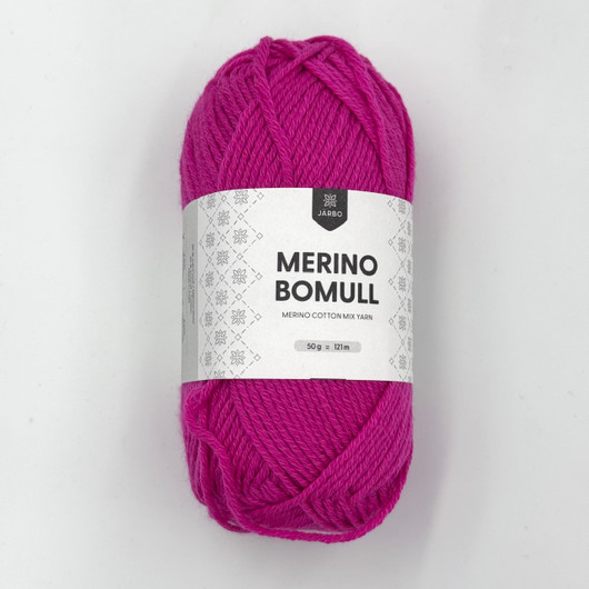Merino Bomull Fuksia