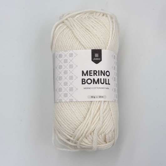 Merino Bomull Valkoinen