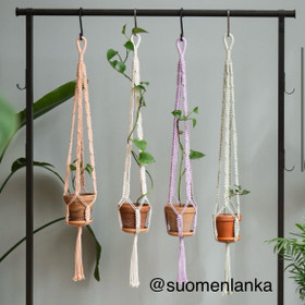 Ketjuamppeli makrameeohje kaupanpäälle Moppari tilaukseen