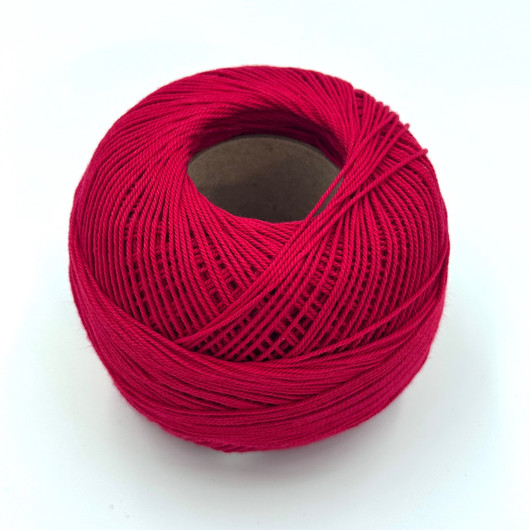 6-ply Liina cotton twine yarn Red 100g