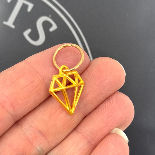 Stitch marker beads and symbols