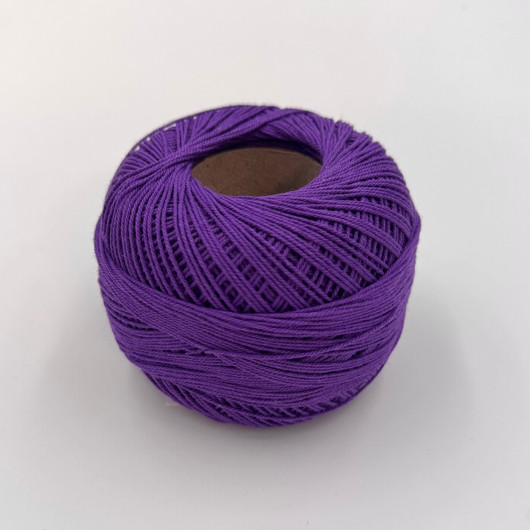 18-ply Liina cotton twine yarn Violet 100g