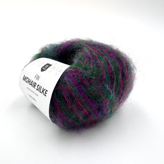 Fin Mohair Silke Peacock Mantis