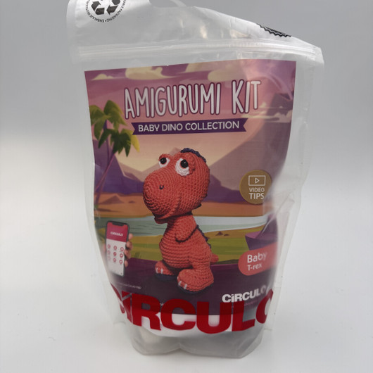 Amigurumi kit Baby Dino collection T-Rex