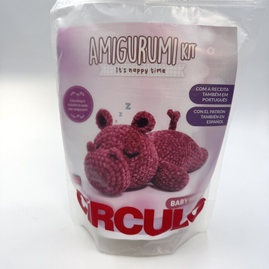 Amigurumi kit Baby Nappy time Baby Hippo