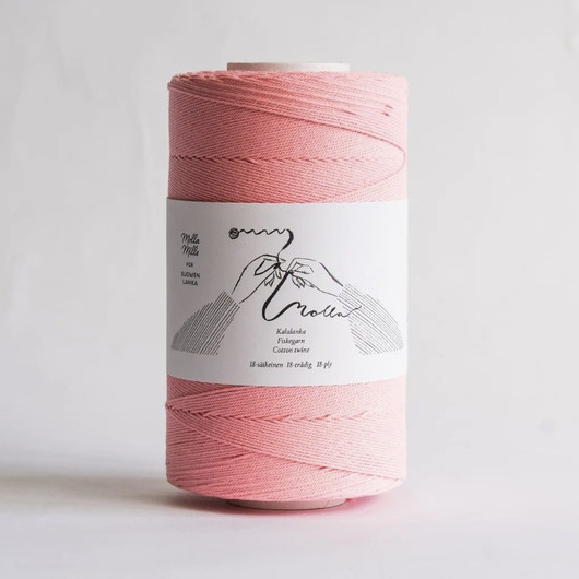 12-ply Molla cotton twine yarn Rosa